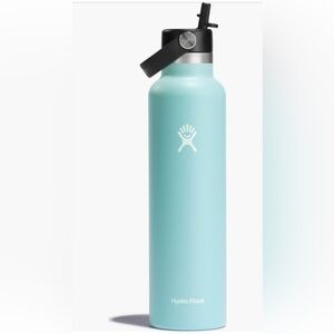 NIB Hydro Flask 24-Ounce Water Bottle with Straw Lid Color: Dew